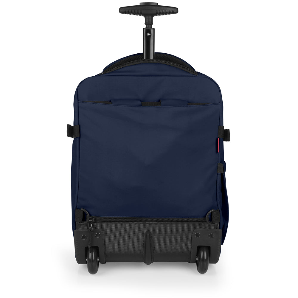 Gabol - Vancouver Rugzak/Underseater Met Wielen (Donker Blauw) | 40x30x20/24cm