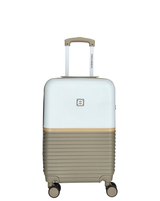 Enrico Benetti - Princetown Handbagage (Taupe-Ivoor) | 55x35x20cm