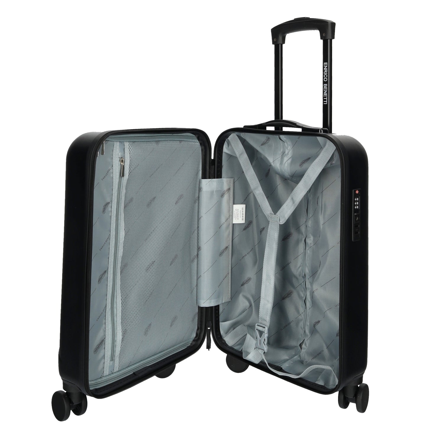 Enrico Benetti - Edmonton Handbagage (Zwart) | 55x35x20cm
