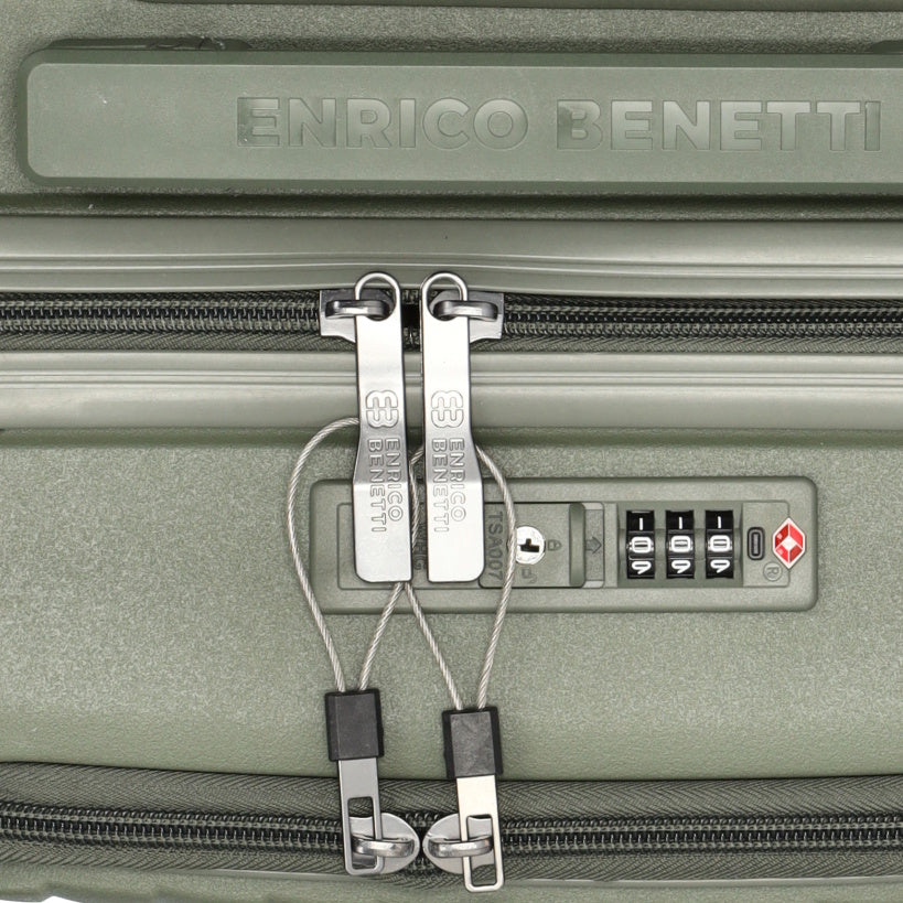 Enrico Benetti - Tokyo Handbagage (Olijf Groen) | 55x35x20cm