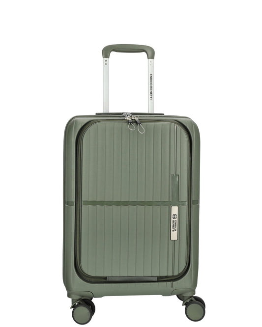 Enrico Benetti - Tokyo Handbagage (Olijf Groen) | 55x35x20cm