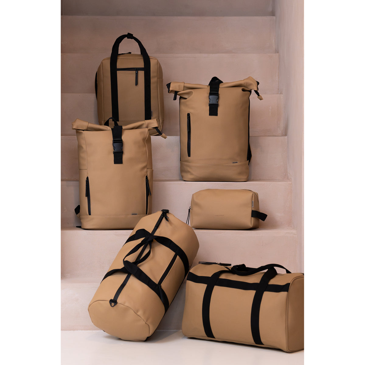 Norländer - Dull PU Rugzak (Bruin) | 40x31x18cm (14 inch)