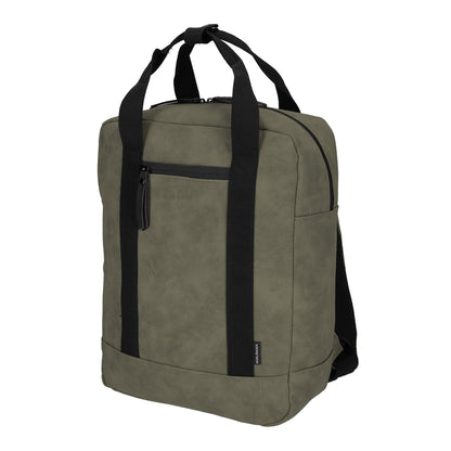 Norländer -  Nubuck Rugzak (Groen) | 40x31x18cm (14 inch)