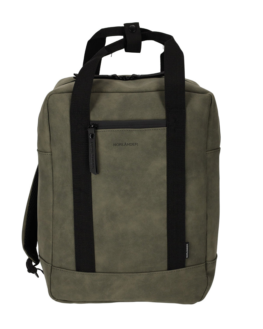 Norländer -  Nubuck Rugzak (Groen) | 40x31x18cm (14 inch)