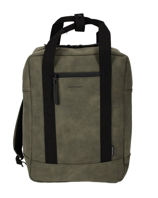 Norländer -  Nubuck Rugzak (Groen) | 40x31x18cm (14 inch)