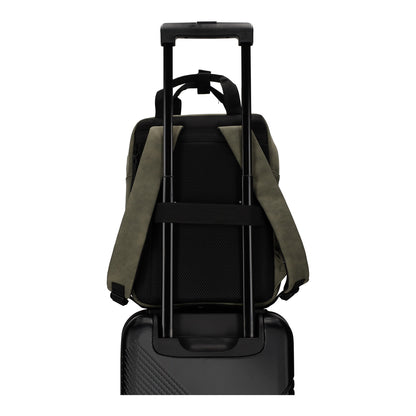 Norländer -  Nubuck Rugzak (Groen) | 40x31x18cm (14 inch)