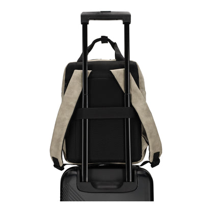 Norländer -  Nubuck Rugzak (Taupe) | 40x31x18cm (14 inch)