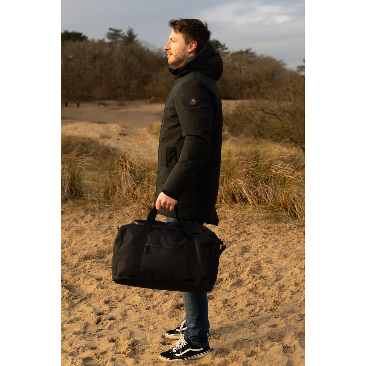 Norländer - S.G. Duffel Bag (Zwart) | 50x25x30cm