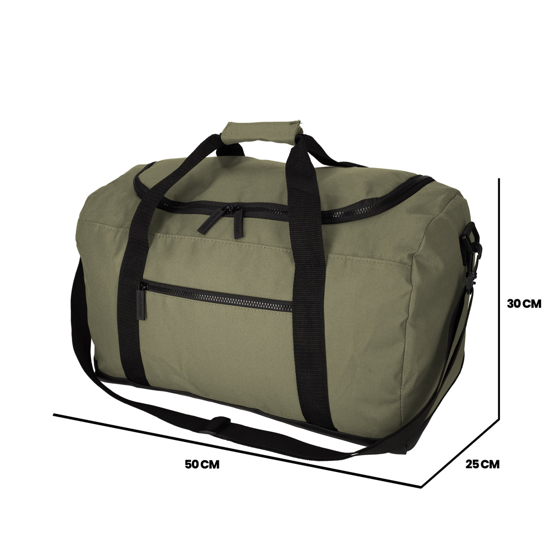 Norländer - S.G. Duffel Bag (Olijf Groen) | 50x25x30cm