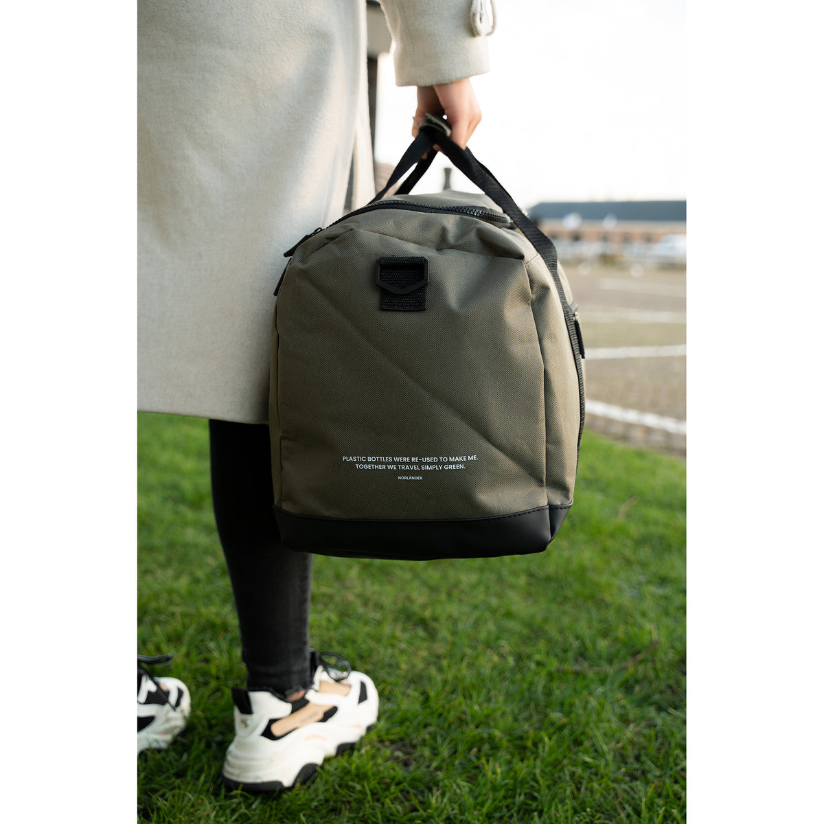 Norländer - S.G. Duffel Bag (Olijf Groen) | 50x25x30cm