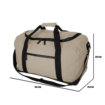 Norländer - S.G. Duffel Bag (Taupe) | 50x25x30cm