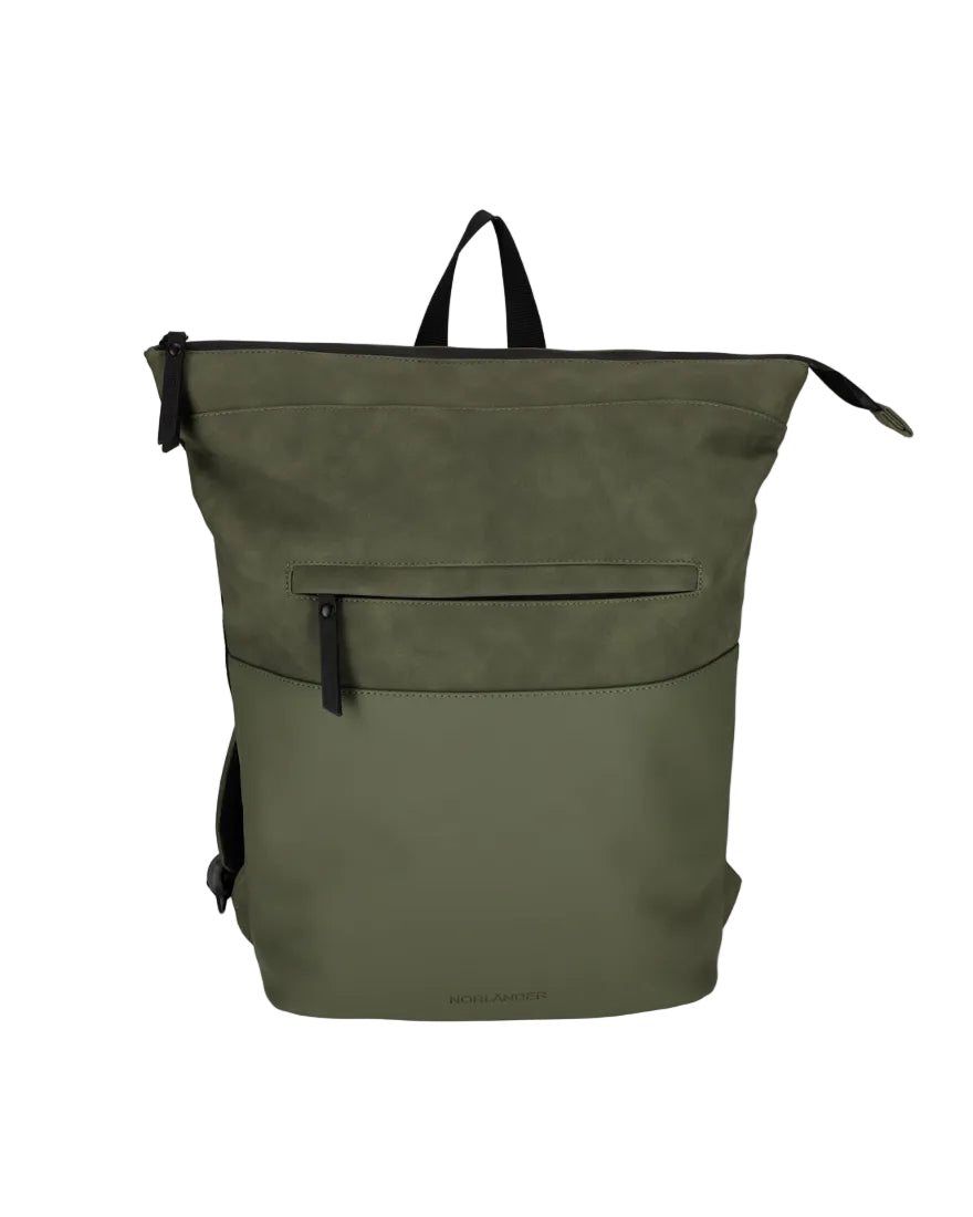 Norländer -  Napolitana Rugzak (Olijf Groen) | 41x27x16cm (15 inch)