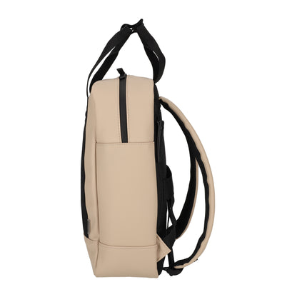 Norländer - Dull PU Rugzak Eco Lining (Taupe) | 45x31x15cm