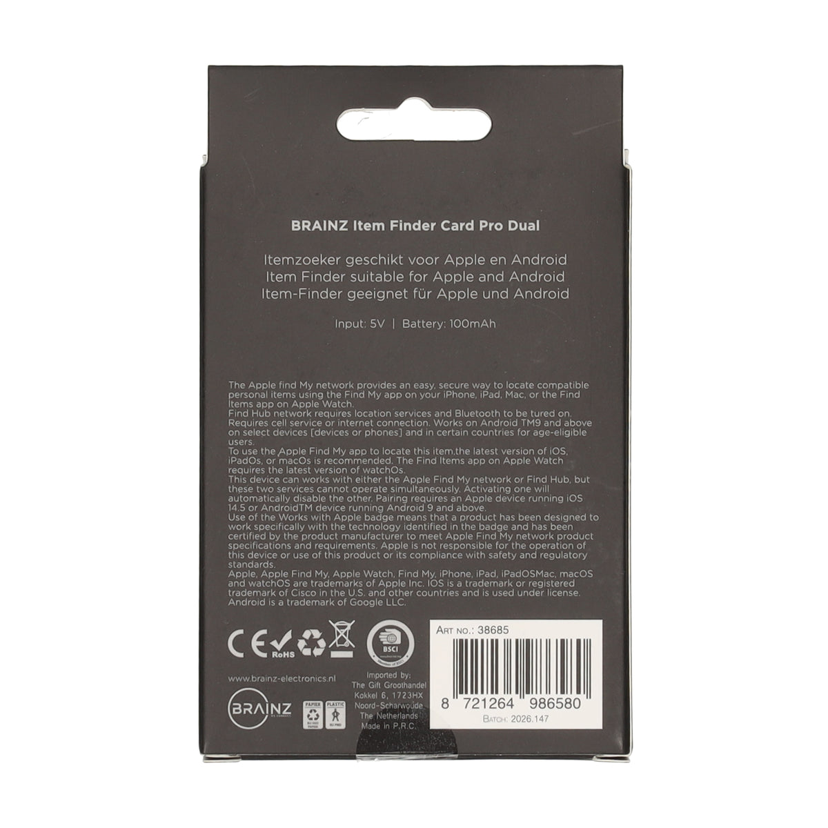 Brainz - Finder Card Pro Dual