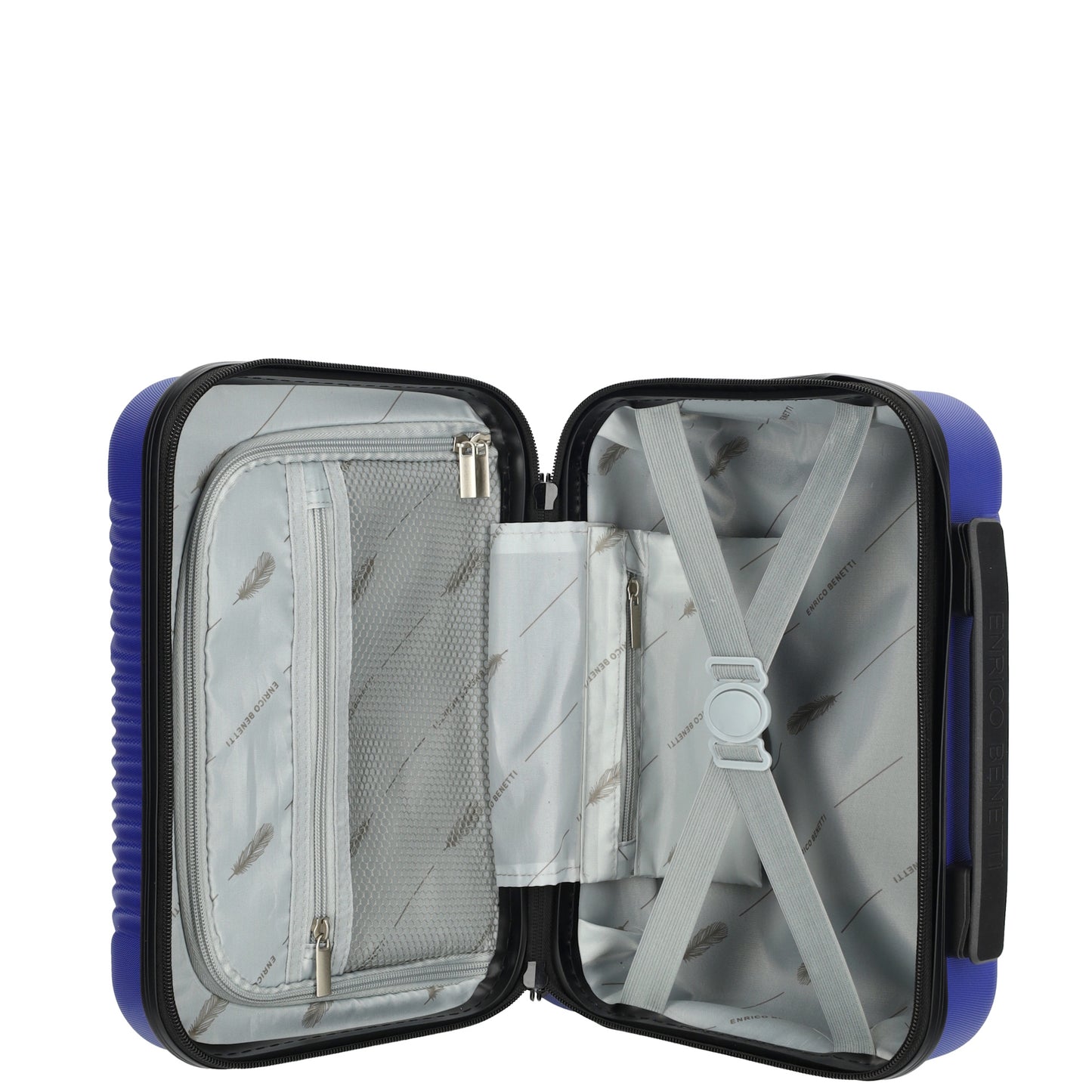Enrico Benetti - Louisville Beautycase (Staalblauw) | 32x23x17cm