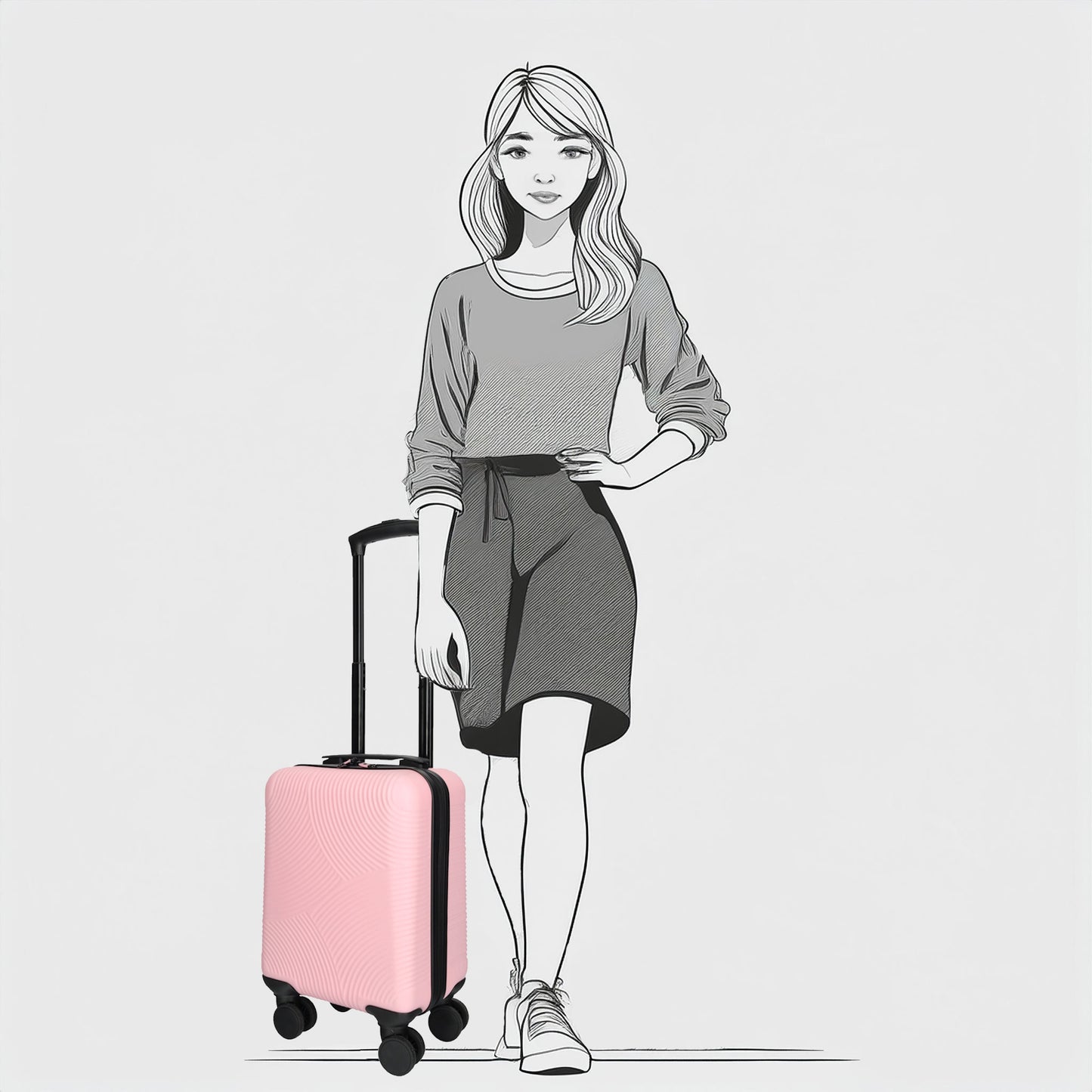 Enrico Benetti - Louisville underseater (Roze) | 45x30x20cm