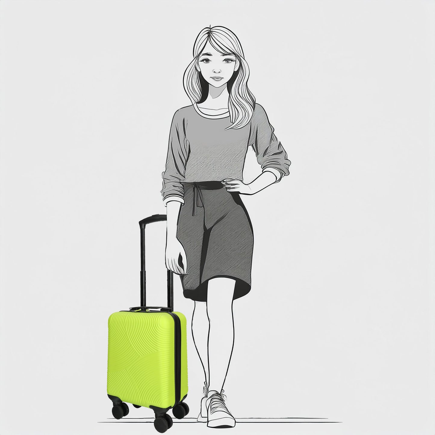 Enrico Benetti - Louisville underseater (Lime Groen) | 45x30x20cm