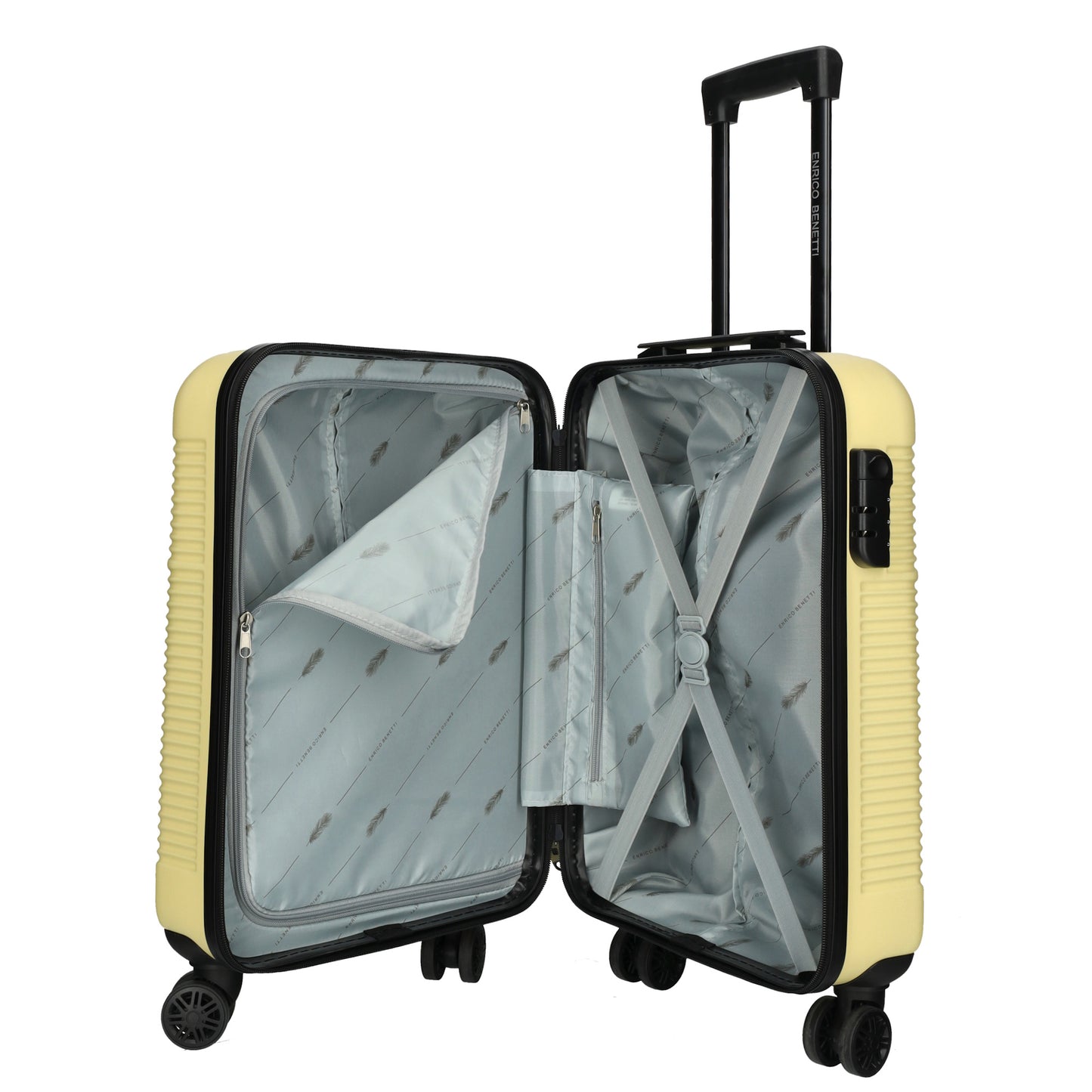Enrico Benetti - Louisville Handbagage (Geel) | 54x35x20cm