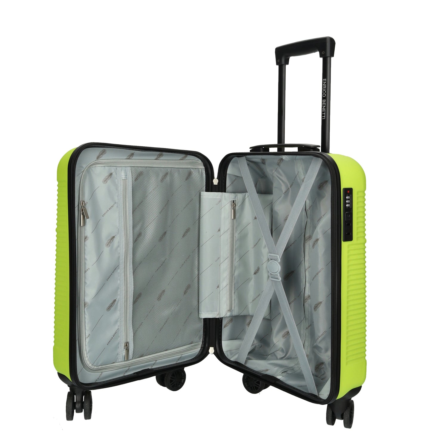 Enrico Benetti - Louisville Handbagage (Lime Groen) | 54x35x20cm