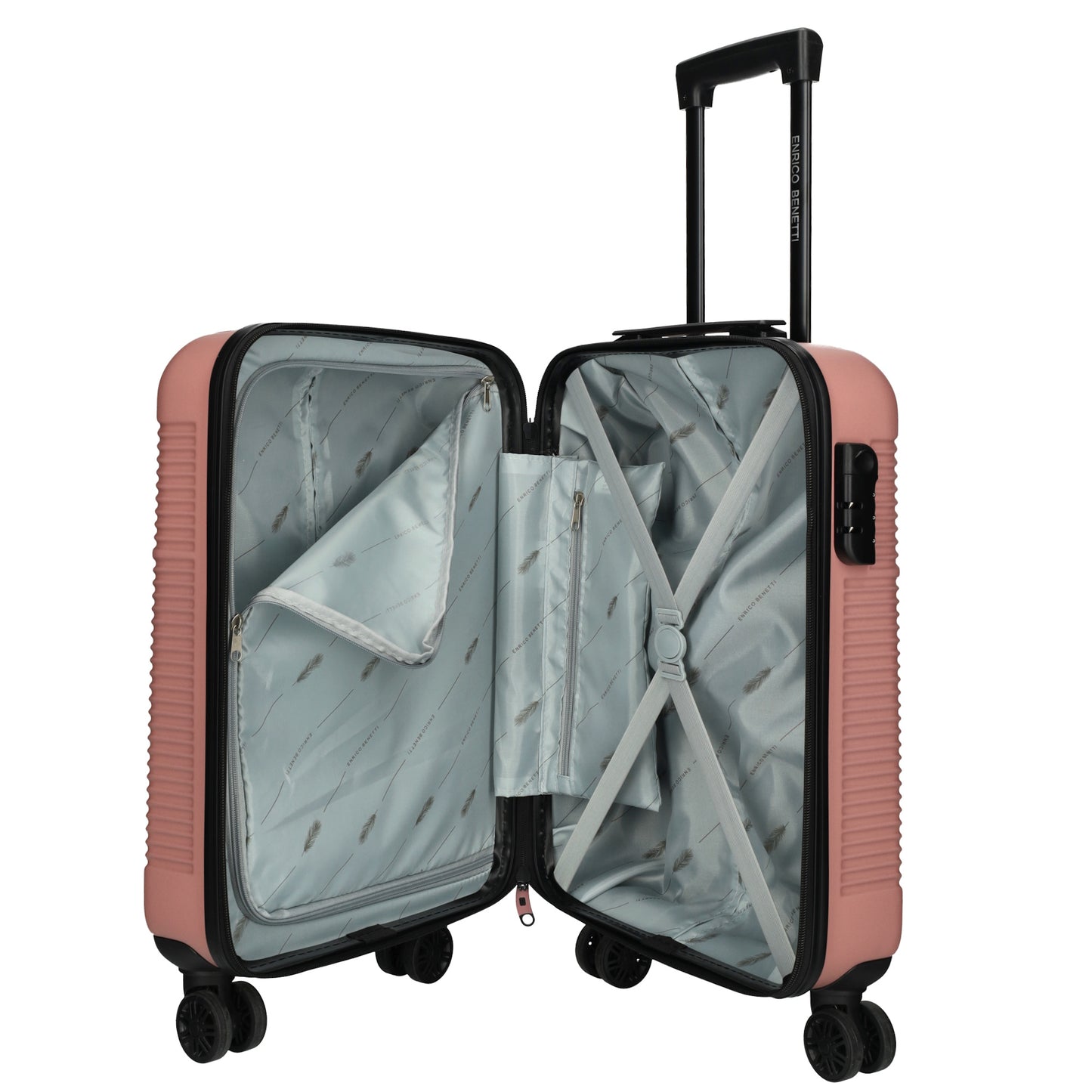 Enrico Benetti - Louisville Handbagage (Oud Roze) | 54x35x20cm