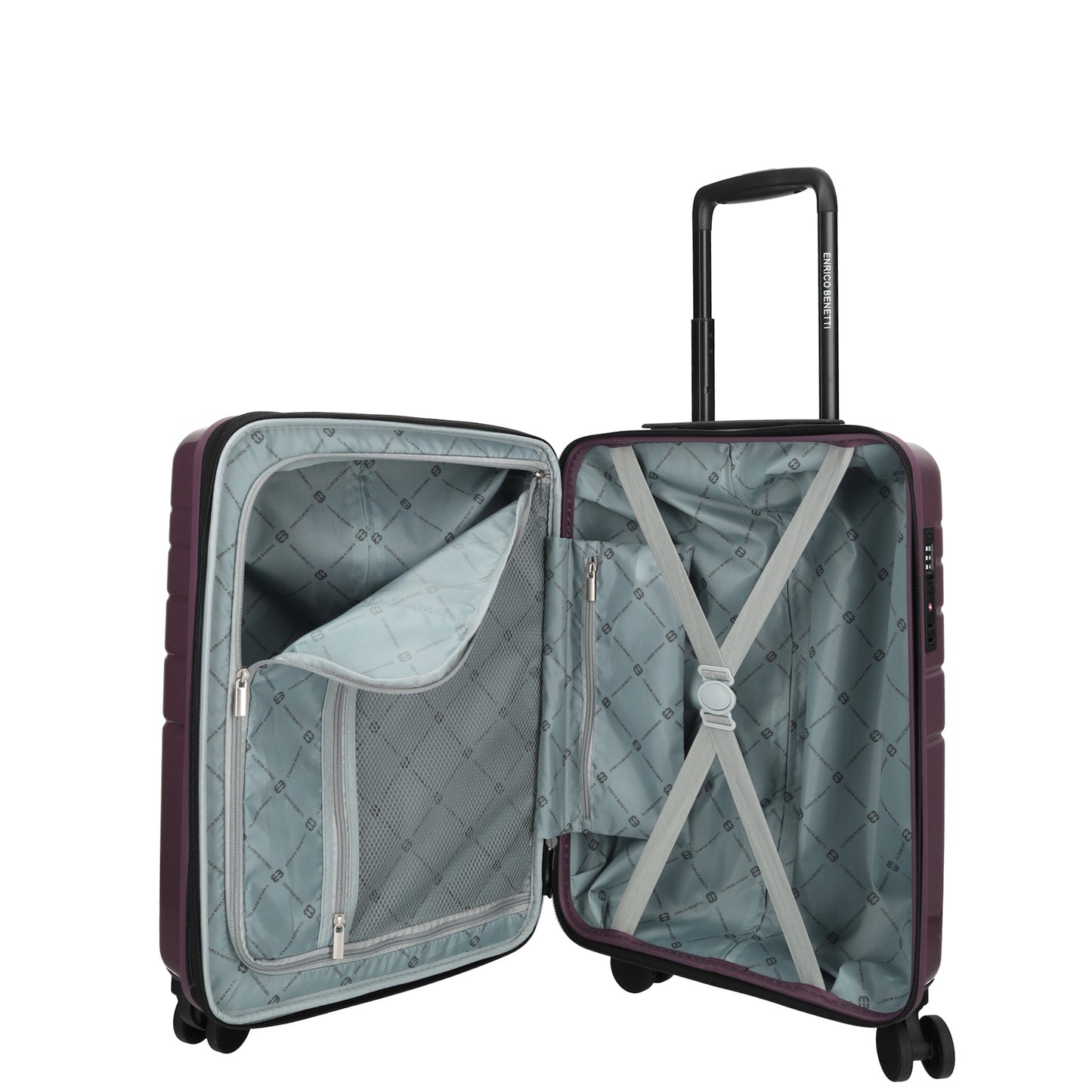 Enrico Benetti - Miami Handbagage (Paars) | 55x35x20cm