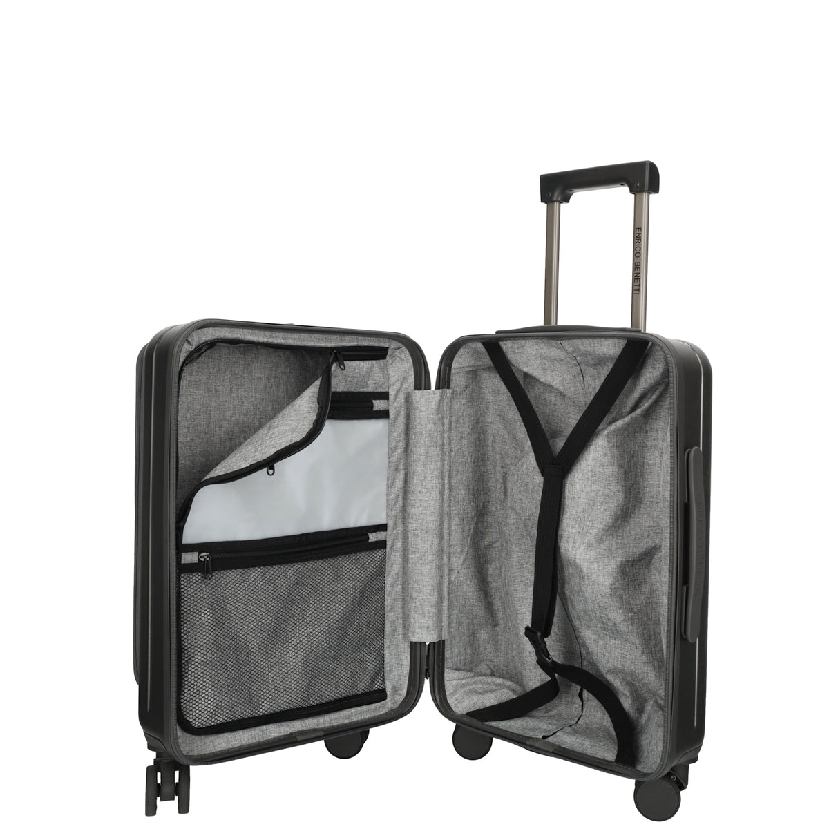Enrico Benetti - Romero Handbagage (Antraciet) | 55x35x25cm