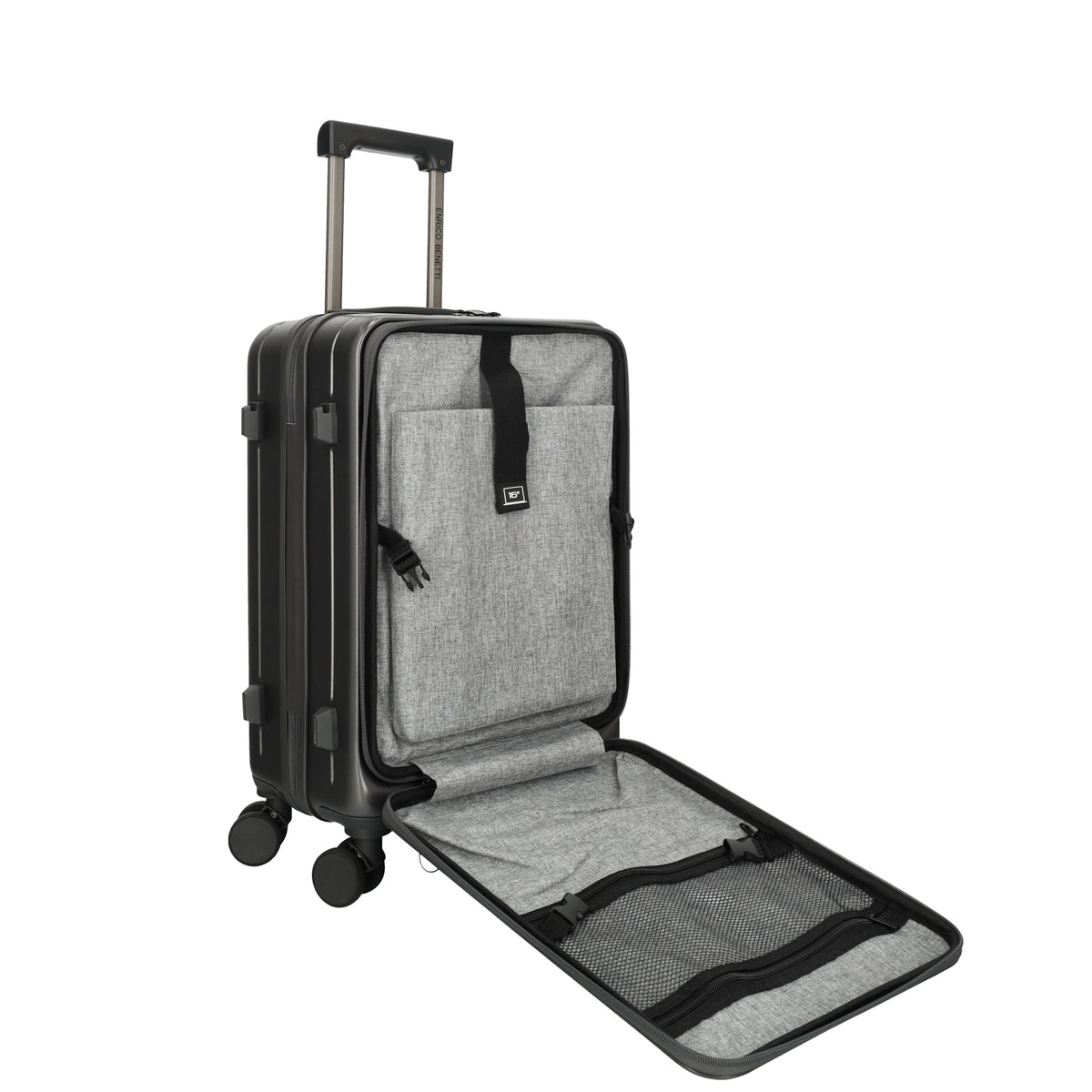 Enrico Benetti - Romero Handbagage (Antraciet) | 55x35x25cm