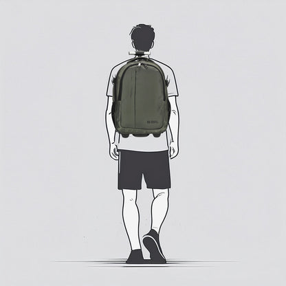 Enrico Benetti - Innsbruck Rugzak/Handbagage (Olijf Groen) | 48x30x20cm
