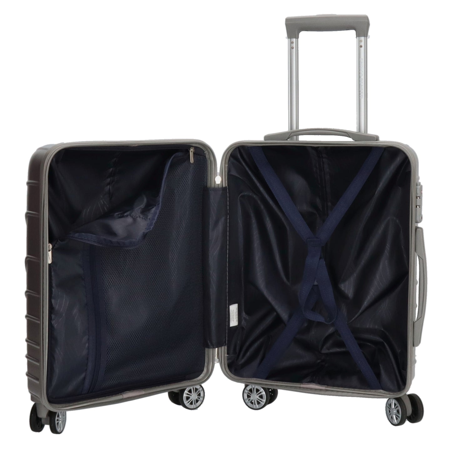 Enrico Benetti - Calgary Handbagage (Zilver) | 55x35x20cm