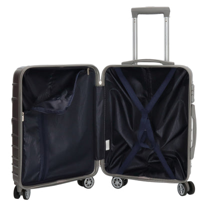 Enrico Benetti - Calgary Handbagage (Zilver) | 55x35x20cm