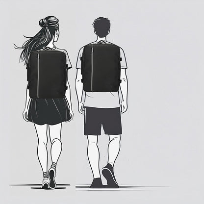 Enrico Benetti - Bergen Underseater Rugzak (Zwart) | 40x30x20cm (17 inch)