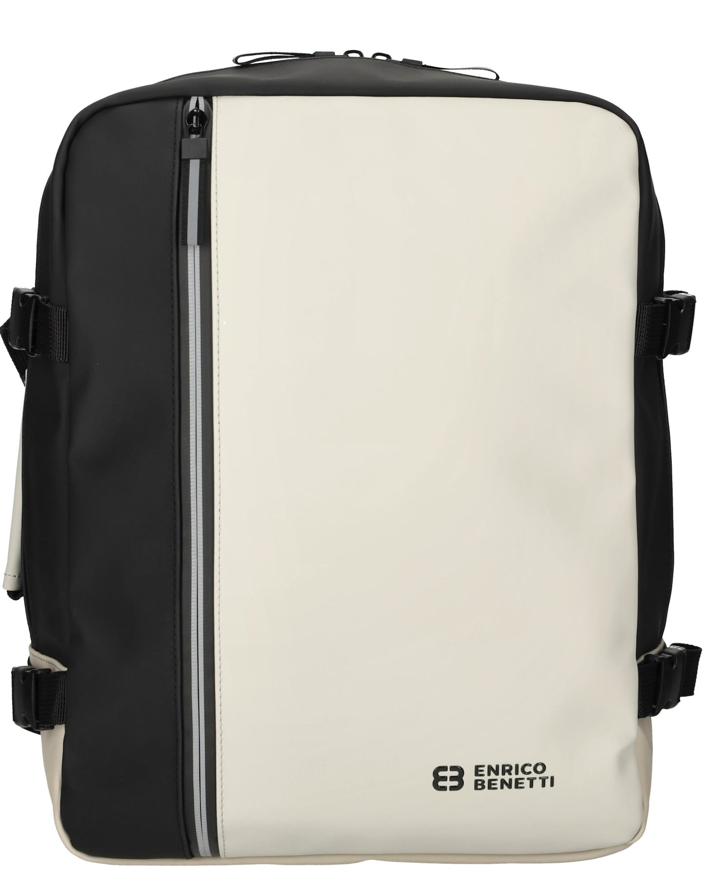 Enrico Benetti - Bergen Underseater Rugzak (Zwart-Beige) | 40x30x20cm (17 inch)