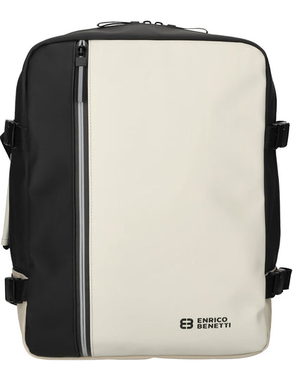 Enrico Benetti - Bergen Underseater Rugzak (Zwart-Beige) | 40x30x20cm (17 inch)