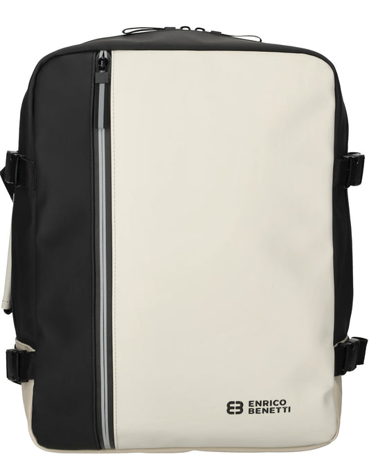 Enrico Benetti - Bergen Underseater Rugzak (Zwart-Beige) | 40x30x20cm (17 inch)