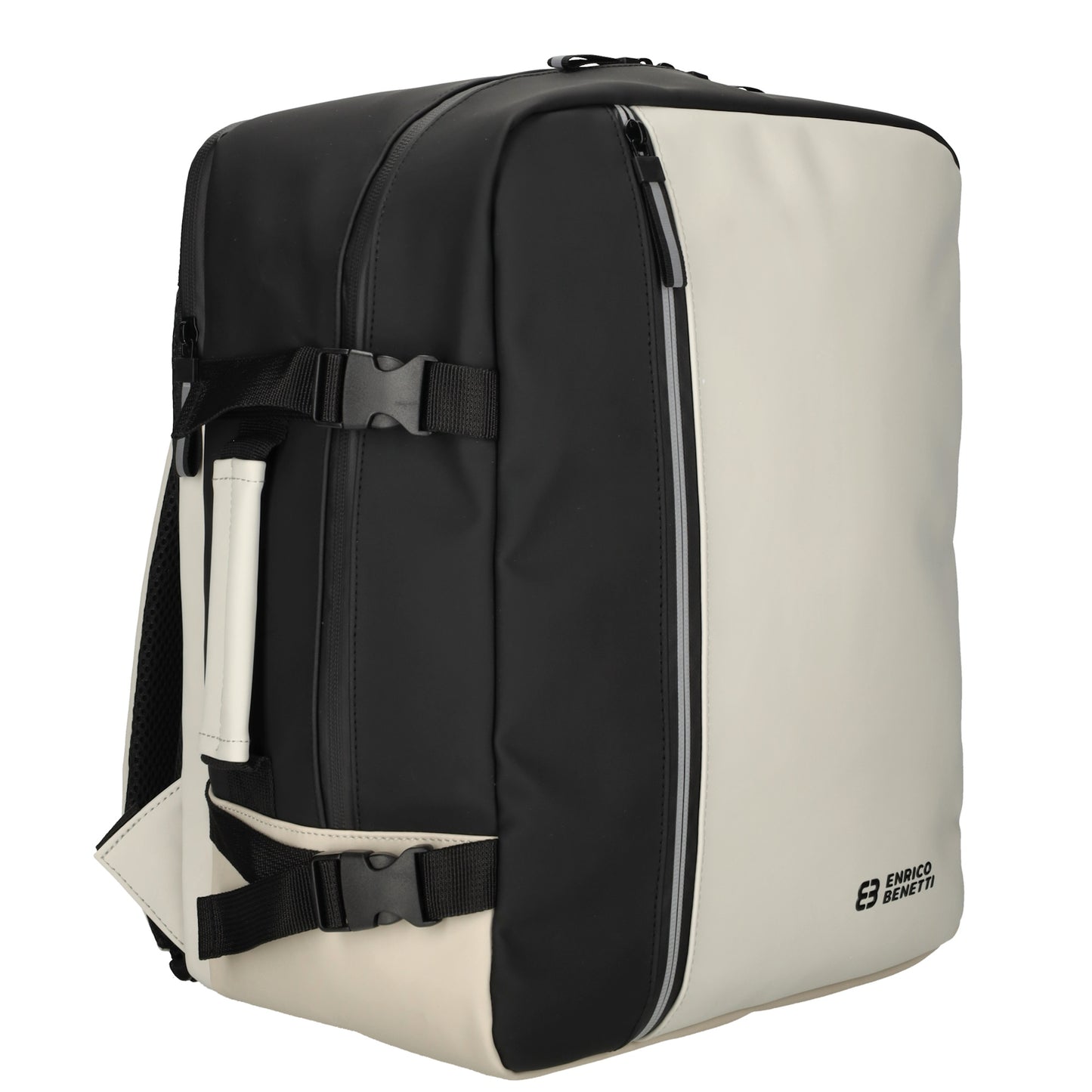 Enrico Benetti - Bergen Underseater Rugzak (Zwart-Beige) | 40x30x20cm (17 inch)