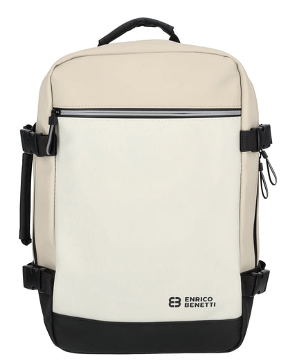 Enrico Benetti - Bergen Underseater Rugzak (Zwart-Beige) | 40x25x20cm (15 inch)