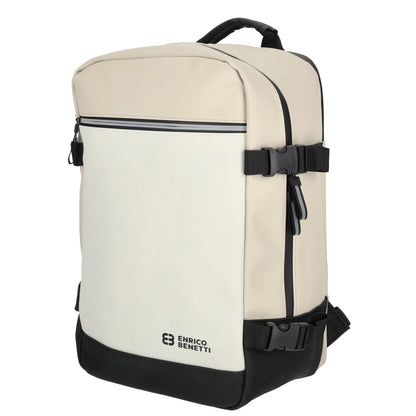 Enrico Benetti - Bergen Underseater Rugzak (Zwart-Beige) | 40x25x20cm (15 inch)