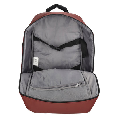 Enrico Benetti - Bergen Underseater Rugzak (Taupe-Burgundy) | 40x25x20cm (15 inch)