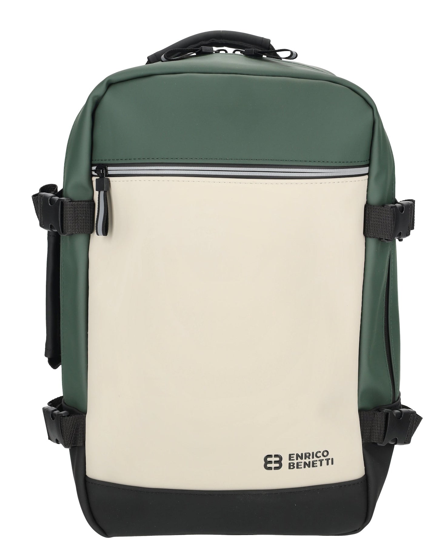 Enrico Benetti - Bergen Underseater Rugzak (Beige-Groen) | 40x25x20cm (15 inch)