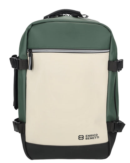 Enrico Benetti - Bergen Underseater Rugzak (Beige-Groen) | 40x25x20cm (15 inch)