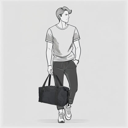 Enrico-Benetti - Luzern Duffelbag (Zwart) | 55x25x25cm