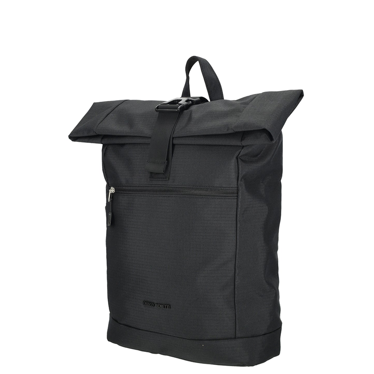 Enrico Benetti - Luzern Rolltop Rugzak Zwart (17 inch)