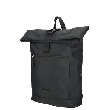 Enrico Benetti - Luzern Rolltop Rugzak Zwart (17 inch)