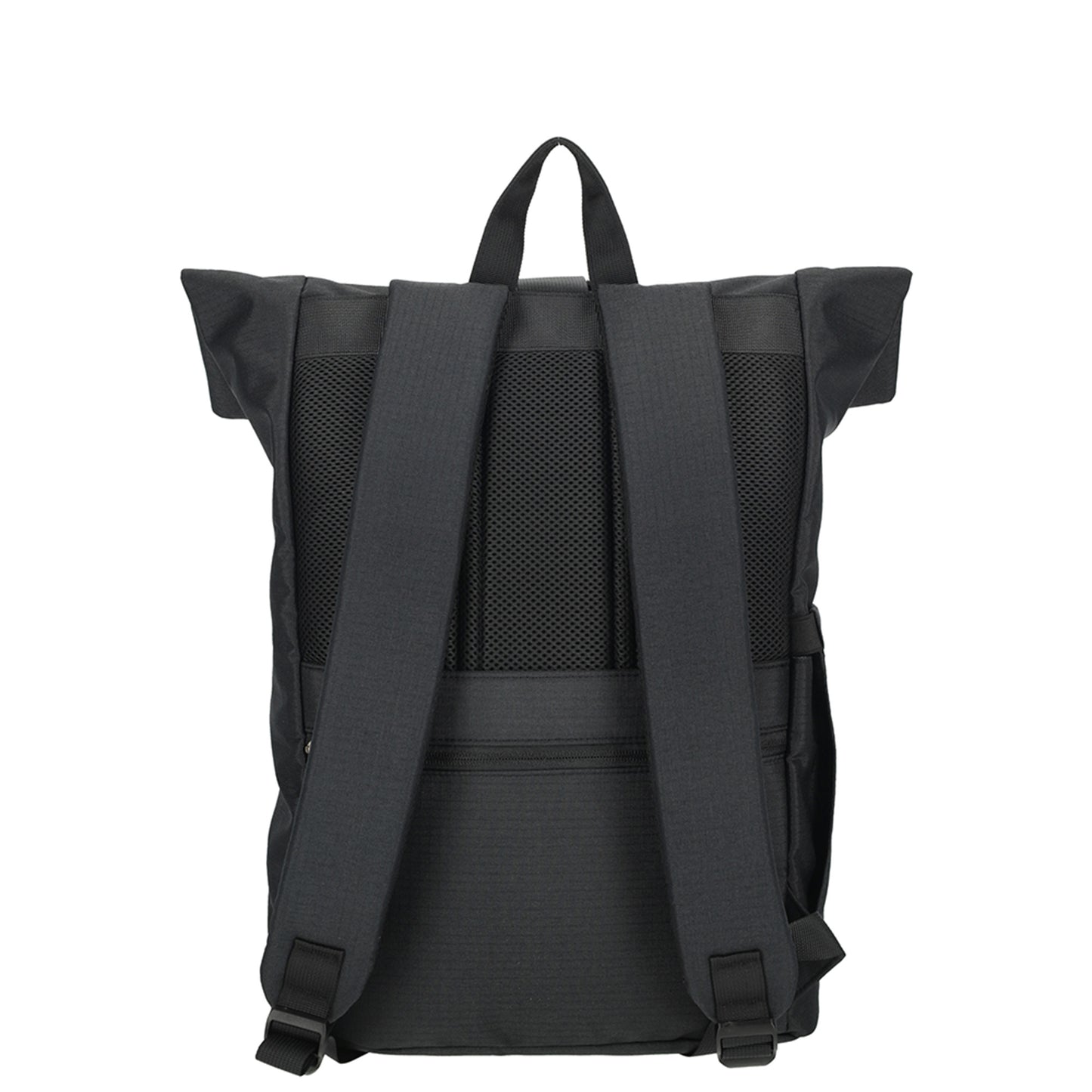 Enrico Benetti - Luzern Rolltop Rugzak Zwart (17 inch)