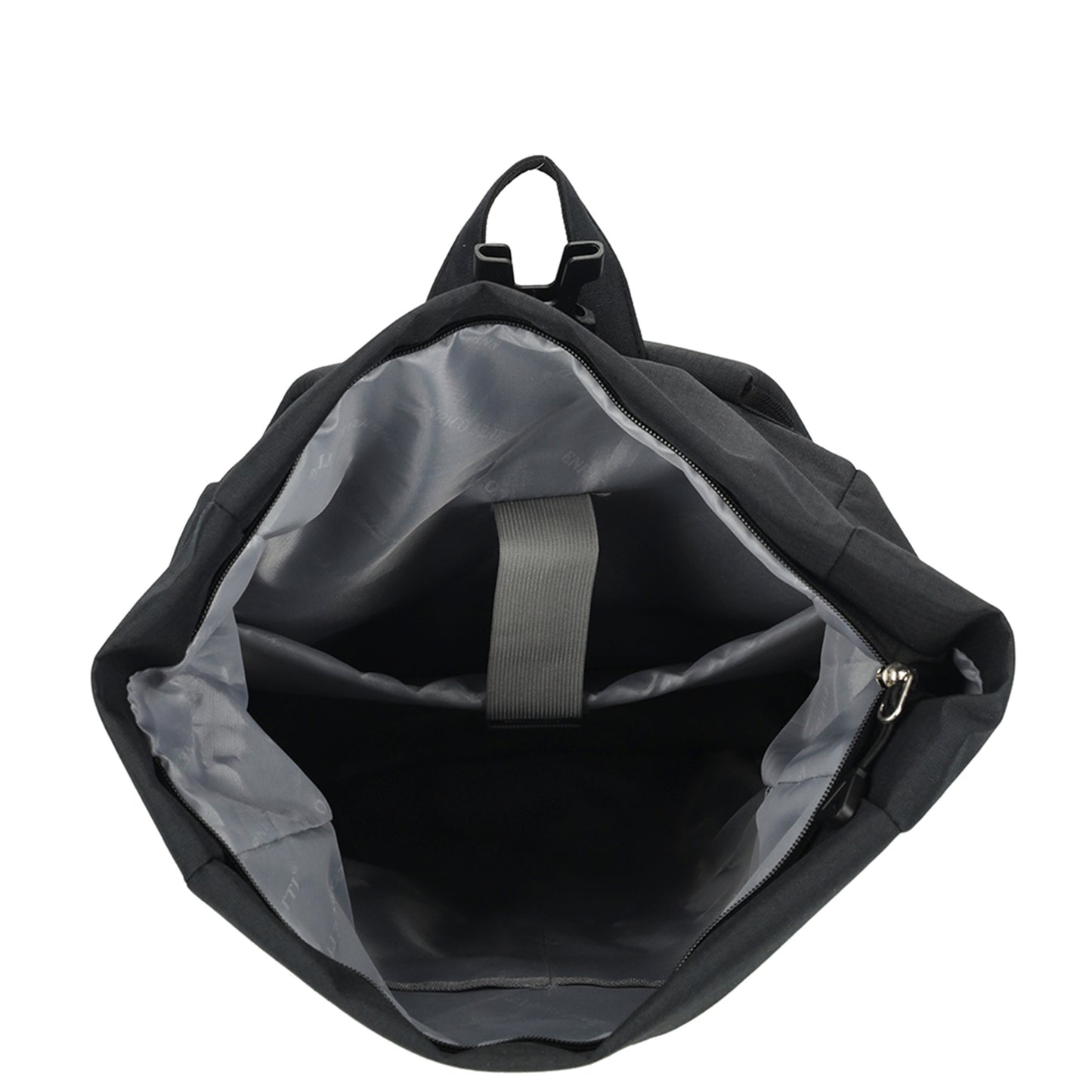 Enrico Benetti - Luzern Rolltop Rugzak Zwart (17 inch)