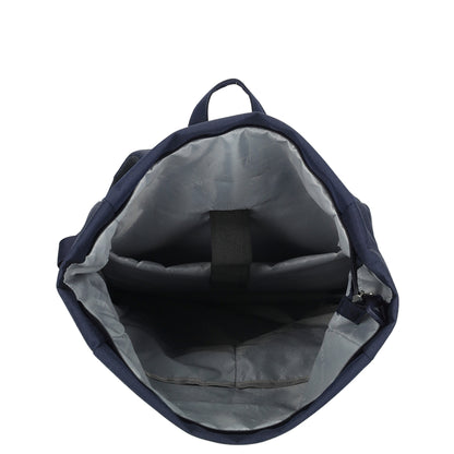 Enrico Benetti - Luzern Rolltop Rugzak Donkerblauw (17 inch)