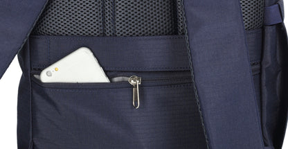Enrico Benetti - Luzern Rolltop Rugzak Donkerblauw (17 inch)