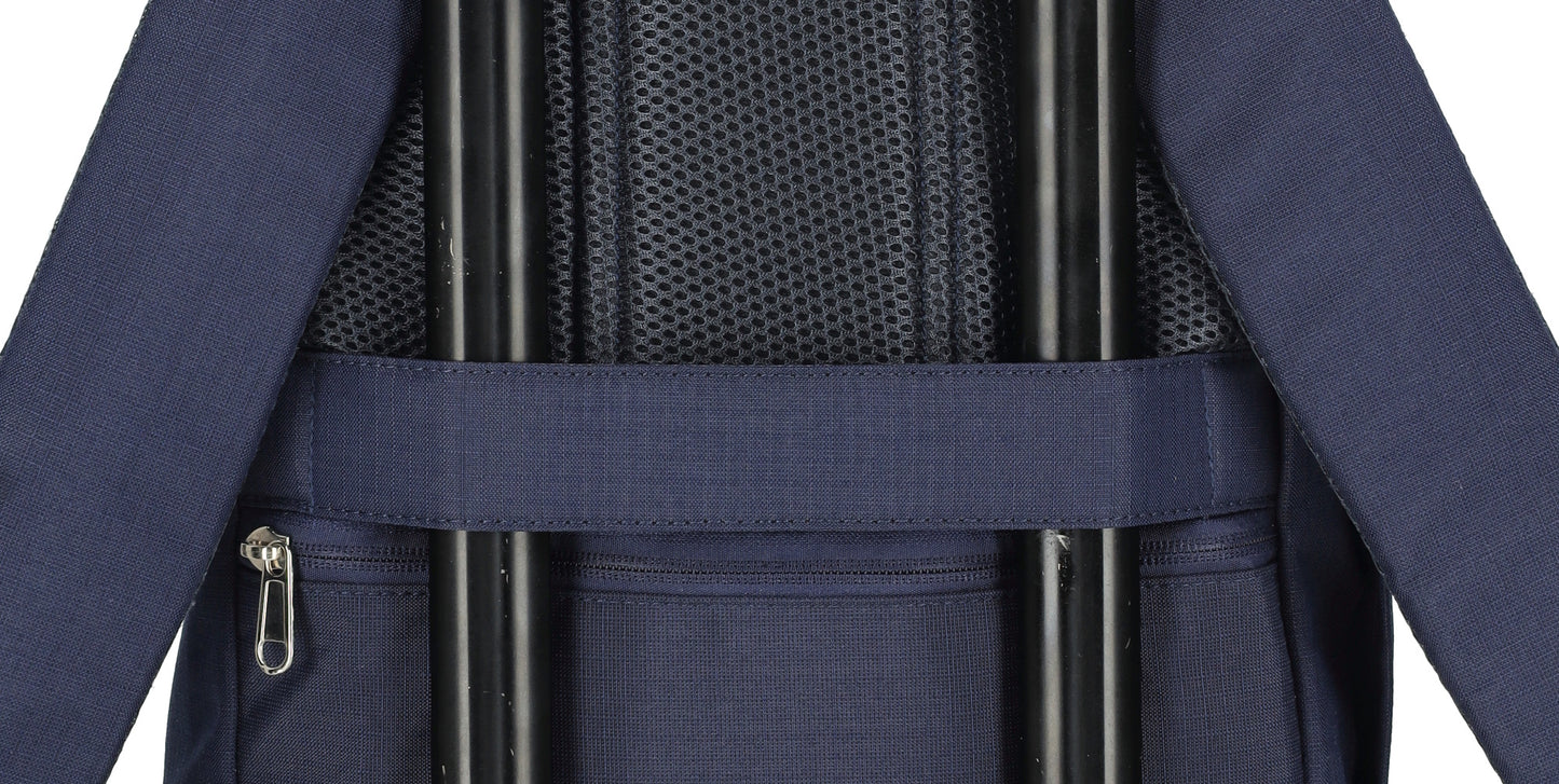 Enrico Benetti - Luzern Rolltop Rugzak Donkerblauw (17 inch)