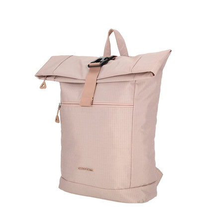 Enrico Benetti - Luzern Rolltop Rugzak Roze (17 inch)