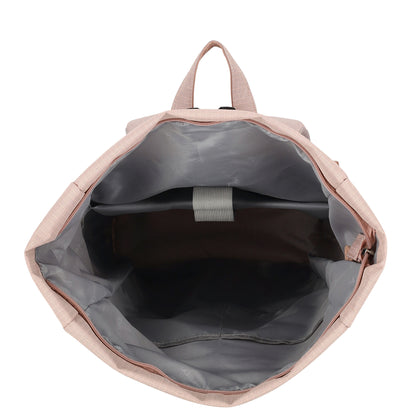 Enrico Benetti - Luzern Rolltop Rugzak Roze (17 inch)